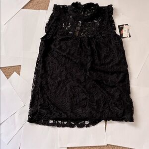 HeartSoul Elegant Black Lace Camisole